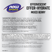 Effer-Hydrate Comprimidos efervescentes de bayas mixtas (10 TAB) /( Effervescent Mixed Berry Tablets)