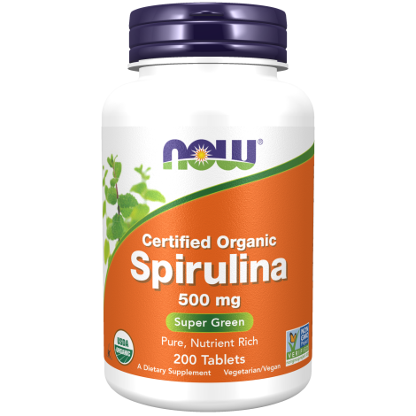 Espirulina 500 mg, orgánica(200Tab) / Spirulina 500 mg, Organic