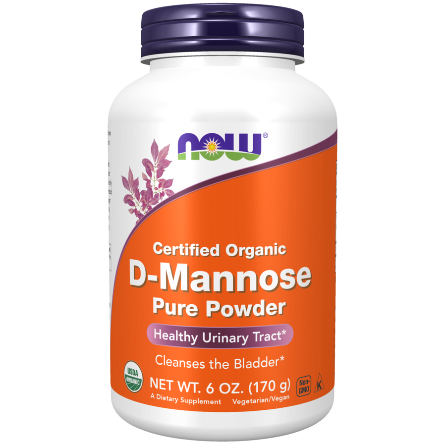 D-Manosa, Polvo Orgánico y Puro (6 oz)/ D-Mannose, Organic & Pure Powder