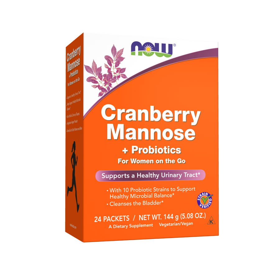 Manosa de Arándano + Probióticos (24 PAQ) /Cranberry Mannose + Probiotics