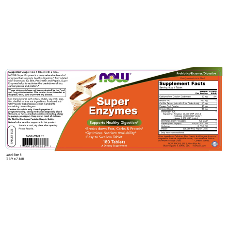 Super Enzimas / Super Enzymes (180TAB)