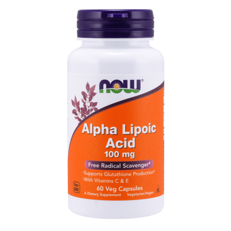 Ácido alfa lipoico 100mg (60 Vegcaps)/ Alpha Lipoic Acid 100 mg