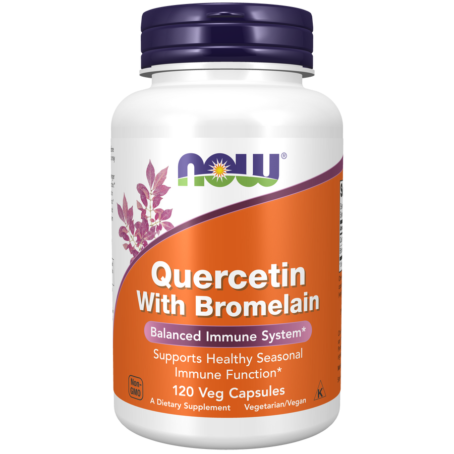 Quercetina(800mg) y Bromelina 165mg (120 Veg Caps) / Quercetin with Bromelain