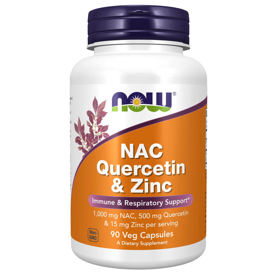 NAC Quercetina y Zinc 90 Veg Capsules / NAC Quercetin & Zinc Veg Capsules