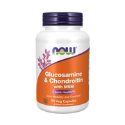 Glucosamina, Condroitina y MSM 90 Vegcaps / Glucosamine 1100mg & Chondroitin 1200mg with MSM 300mg