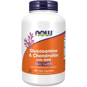 Glucosamina 1.1g y Condroitina 1.2g con MSM (180 Veg Caps) /Glucosamine & Chondroitin with MSM