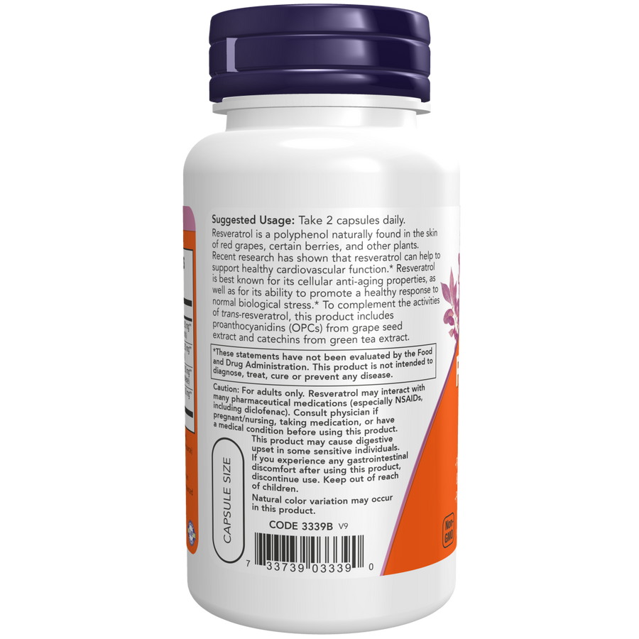 Resveratrol 50 mg (60 VCAPS)