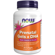 Geles prenatales + cápsulas blandas de DHA (90 Softgels) / Prenatal Gels + DHA