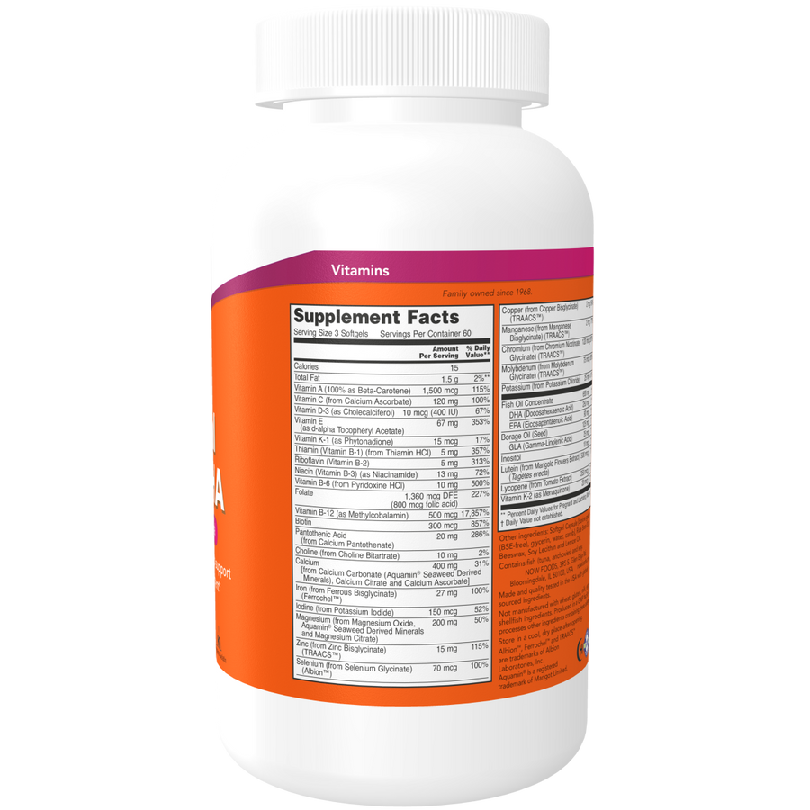 Prenatal + DHA 250mg (180 SOFTGELS)