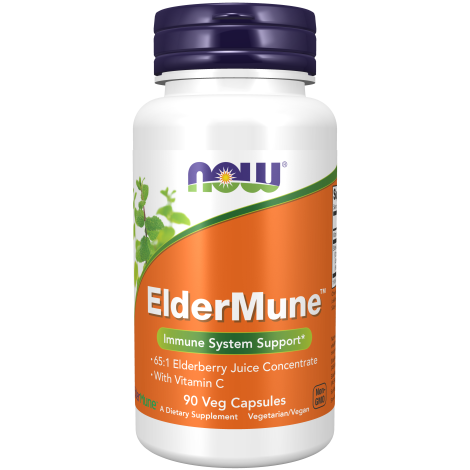 Sauco y Vitamina C Inmune (90 VegCaps)/ Eldermune 500mg with Vitamin C 200mg