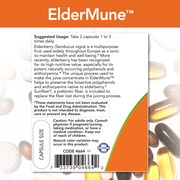 Sauco y Vitamina C Inmune (90 VegCaps)/ Eldermune 500mg with Vitamin C 200mg