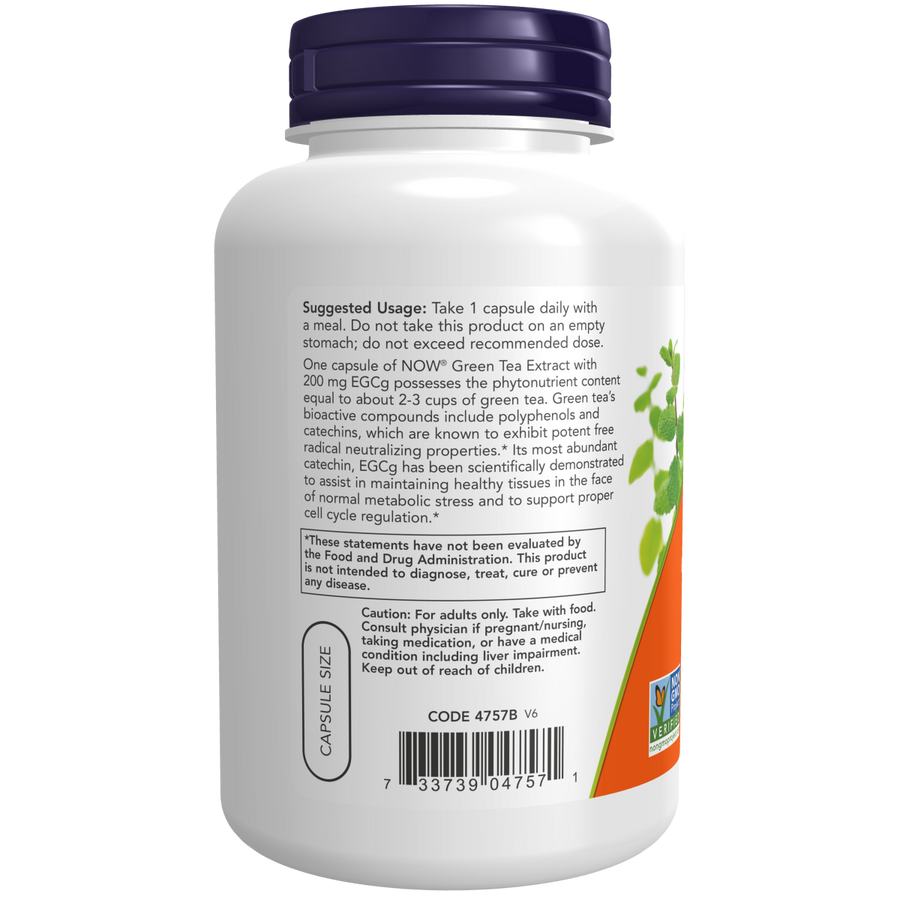 EGCg Green Tea Extract 400 mg (180 Veg Caps) /EGCg Green Tea Extract 400 mg