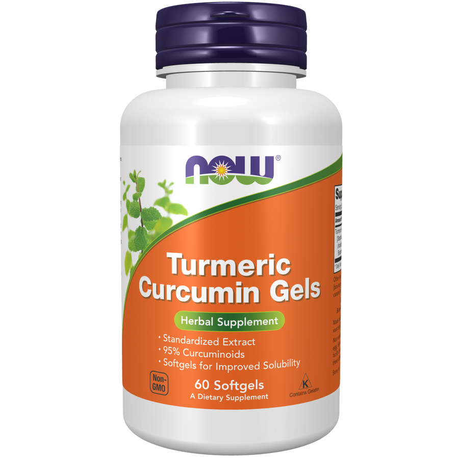 Cúrcuma y Curcumina 475mg (60 capsulas gel) /Turmeric Curcumin soft Gels