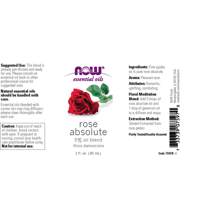 Mezcla de aceite absoluto de rosa (30ml) / Rose Absolute Oil Blend