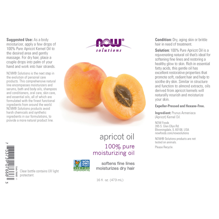 Aceite de Semilla de Albaricoque 473ml. / Apricot Kernel Oil (16fl oz)