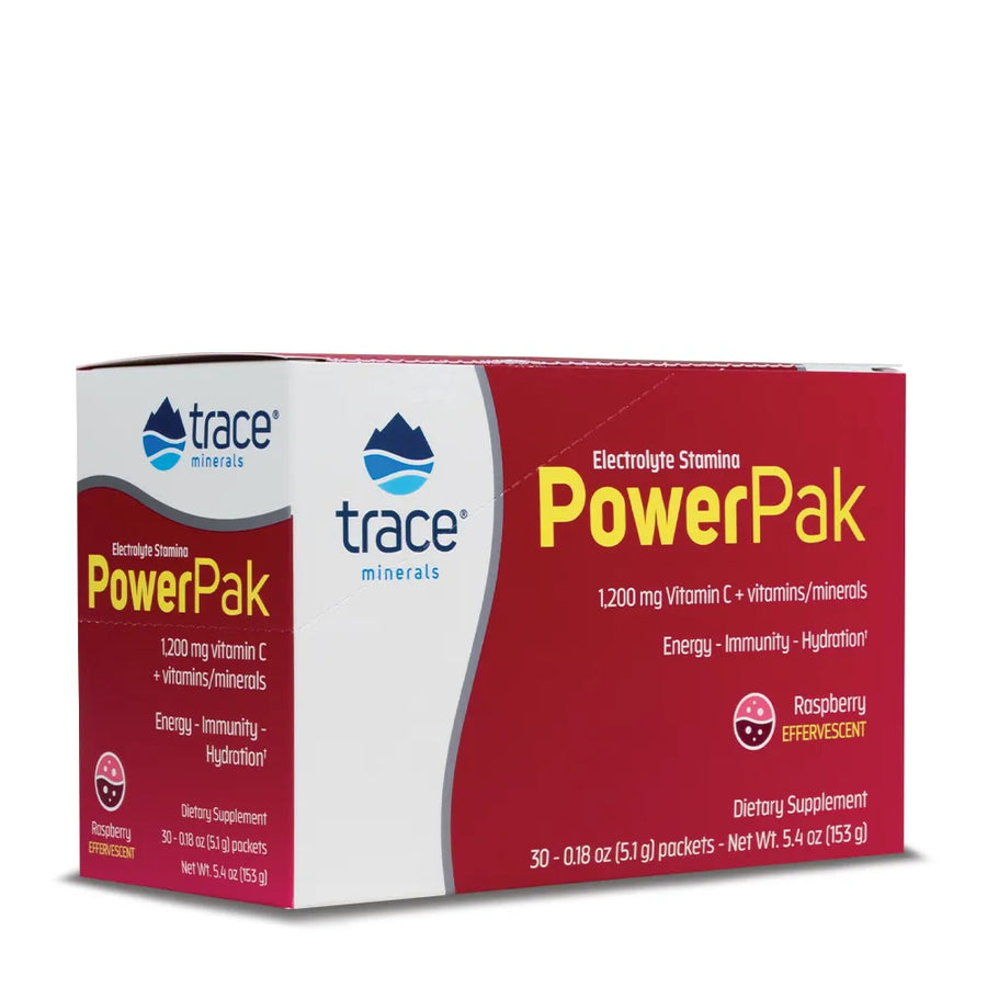 Electrolyte Stamina Power Pak - Raspberry 1200 mg Vitamin C (30 pack/0.18 oz)