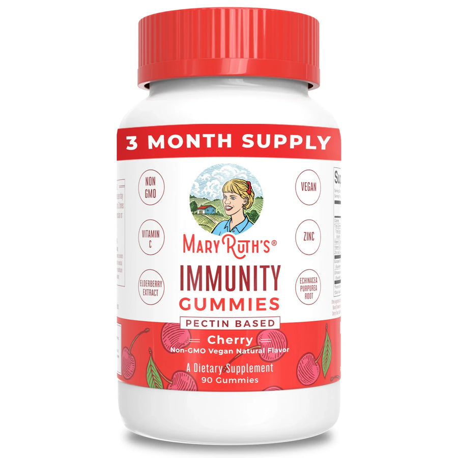 Inmunidad Gomitas, cereza 90gomitas / Immunity Gummies, Cherry, 90 ct