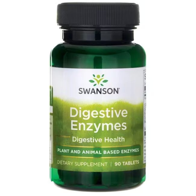 Swanson Premium - Enzimas digestivas 90 tabletas