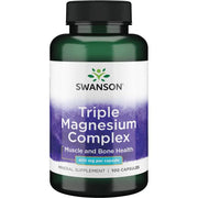 Complejo Triple de Magnesio 400mg (100 caps) / Triple Magnesium Complex 400mg (100 caps)