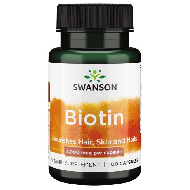 Biotina 5mg (100 caps) / Biotin 5 mg (100 caps)