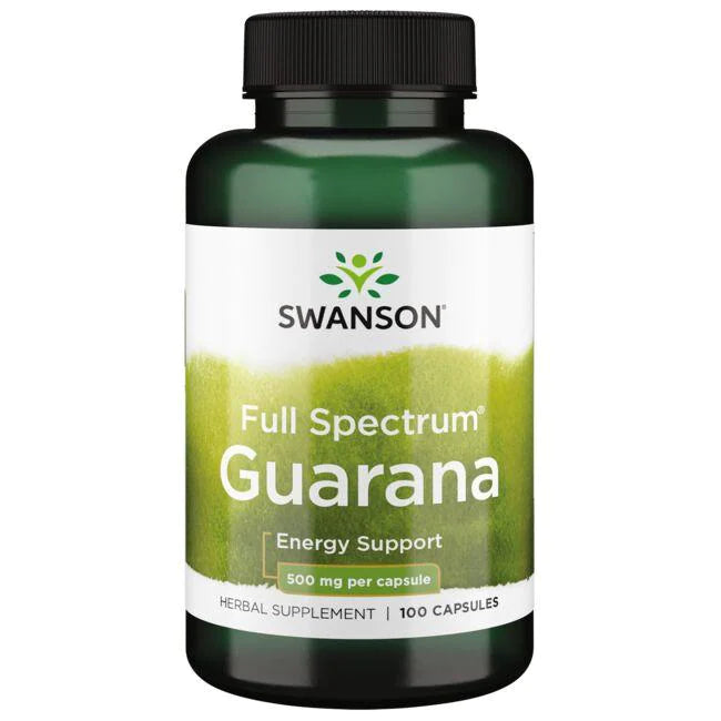 Swanson Premium - Guaraná 500mg 100 capsulas