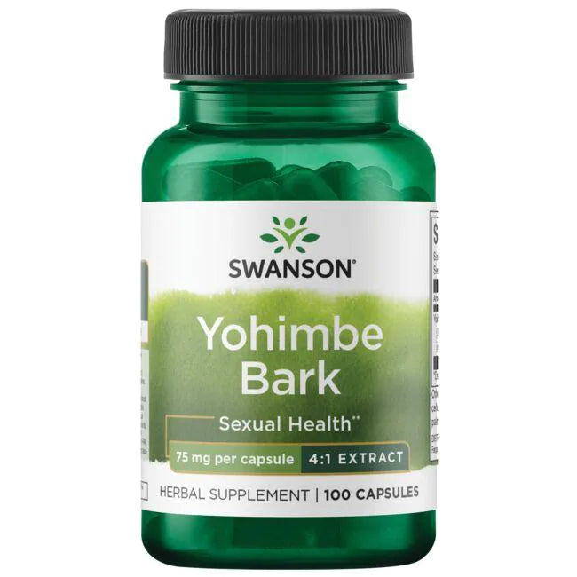 Corteza de Yohimbe 300 mg (100 caps) / Yohimbe Bark 300 mg (100 caps)