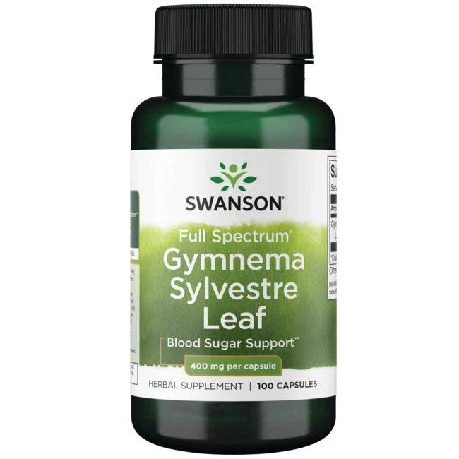 Swanson Premium - Hoja de gymnema sylvestre 400mg 100 caps