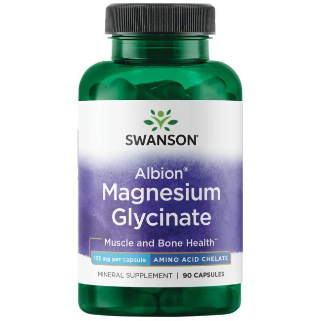 Glicinato de Magnesio de Albion 133 mg (90 caps) / Albion Magnesium Glycinate 133mg