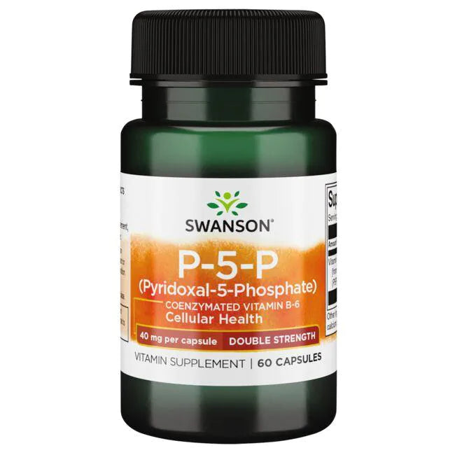 Swanson Ultra - P-5-P Piridoxal-5-fosfato - Fuerza doble 40mg 60caps