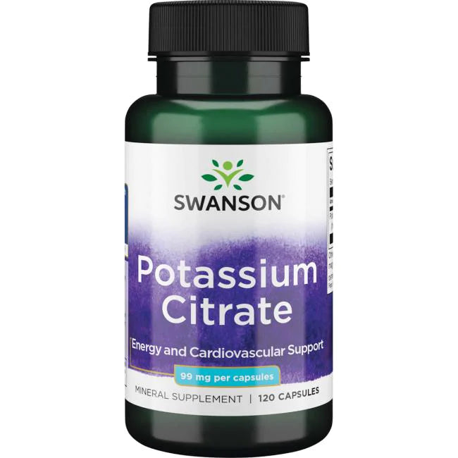 Citrato de potasio 99 mg (120 caps) / Potassium Citrate 99 mg (120 caps)