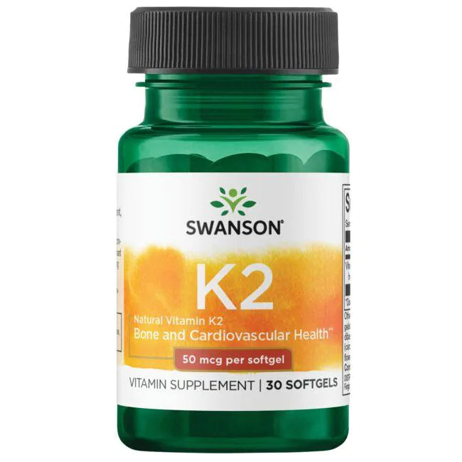 Vitamina K2 natural 50 mcg (30 Softgels)
