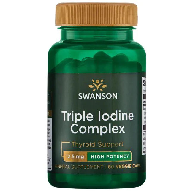 Complejo Triple de Yodo12.5 mg (60 vcaps) / Triple Iodine Complex 12.5 mg (60 vcaps)