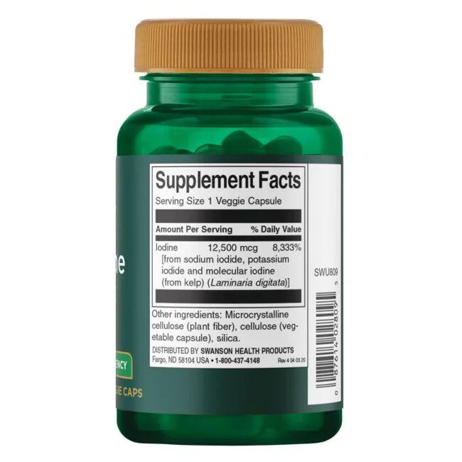 Complejo Triple de Yodo12.5 mg (60 vcaps) / Triple Iodine Complex 12.5 mg (60 vcaps)