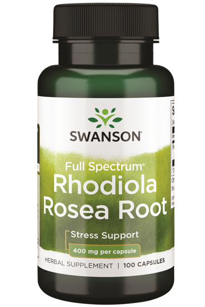 Raíz de Rhodiola Rosea 400mg (100 caps) / Rhodiola Rosea Root 400mg (100 caps)