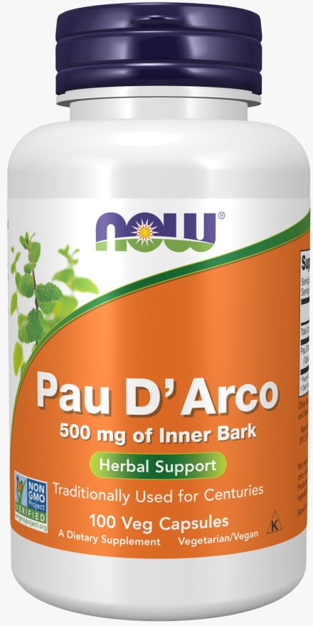 Pau D'Arco 500 mg  100 Vcaps.