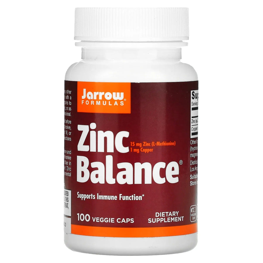 Zinc Balance, Suplemento alimentario 15mg (100 vcaps)