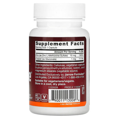 Zinc Balance, Suplemento alimentario 15mg (100 vcaps)