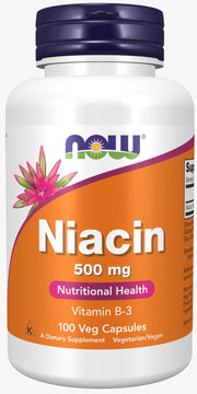 Niacina 500 mg Cápsulas Vegetales