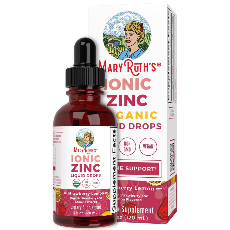 Zinc iónico líquido (120 ml) / Zinc Drops, Strawberry Lemon, Org, (4oz)