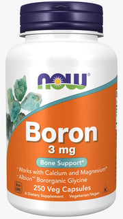 Boro 3 mg  250 Cápsulas Vegetales