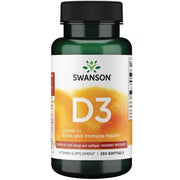 Vitamina D3 5000UI, 125 mcg (250 softgels)