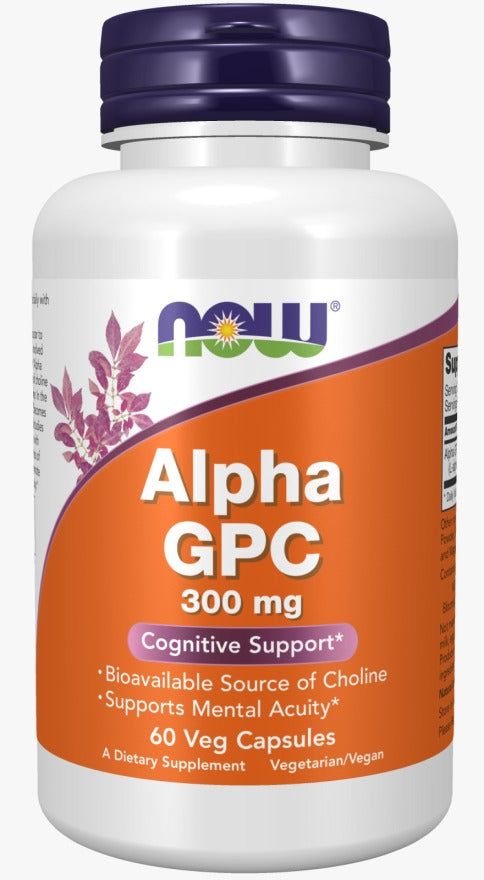 Alpha GPC 300 mg (60 vpas) NOW