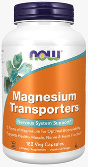 Cápsulas vegetales transportadoras de magnesio (180vcaps) / Magnesium Transporters Veg Capsules