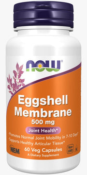 Membrana de Cáscara de Huevo 500 mg (60 vcaps) / Natural Eggshell Membrane 500mg (60 vcaps)