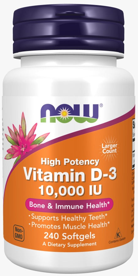 Vitamina D-3 10.000 UI (240 Cápsulas blandas) / Vitamin D-3 10.000 IU (240 softgels)