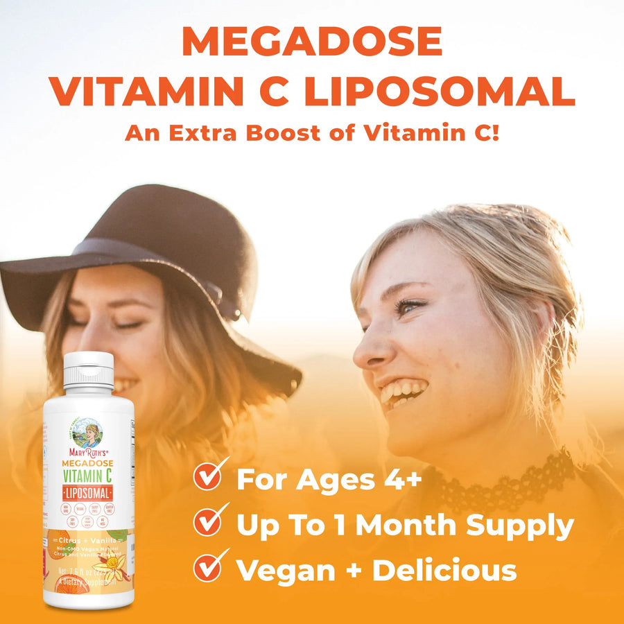 Megadosis de Vitamina C Liposomal (225ml)/ Vitamin C Liposomal, Citrus & Vanilla, (7.6oz)
