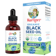 Gotas Líquidas de Aceite de Semilla Negra Orgánica (60ml) / Black Seed Oil Drops, Org, (2oz)