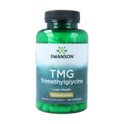 Swanson TMG (trimetilglicina), 500 mg 90 cápsulas Betaina Salud Higado